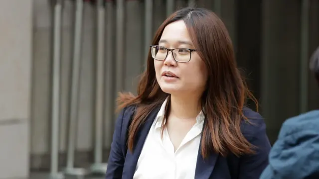 梁丽帼大律师离开西九龙法院大楼(22/1/2026)