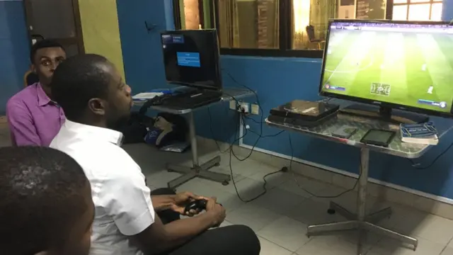 Man wey dey play video games