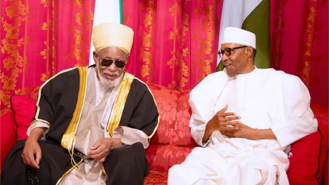 Hotunan ziyarar da Sheikh Dahiru Bauchi ya kai wa Buhari