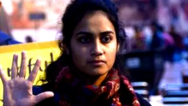 a protest to mark the second anniversary of the fatal gang-rape of a student in the Indian capital