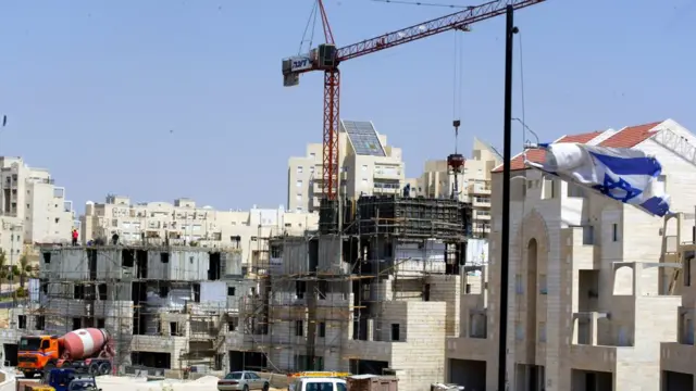 Construction work at Maale Adumim settlement (file photo)