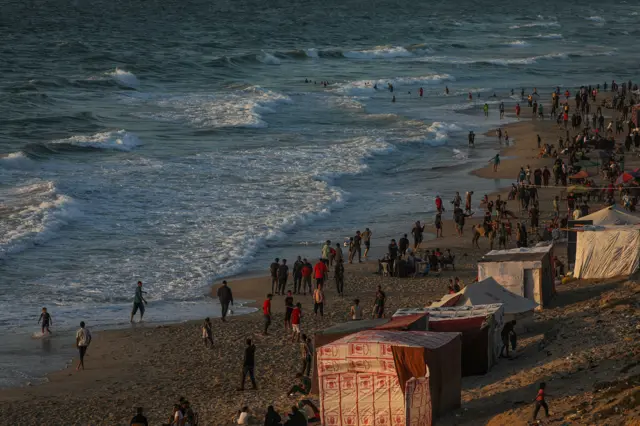 गाजामा विस्थापितहरू