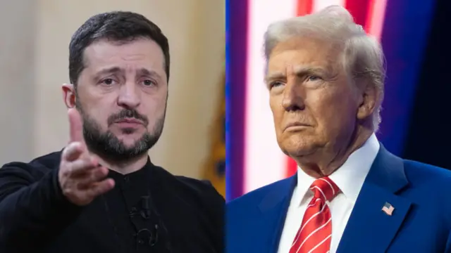 ट्रंप और ज़ेलेंस्की
