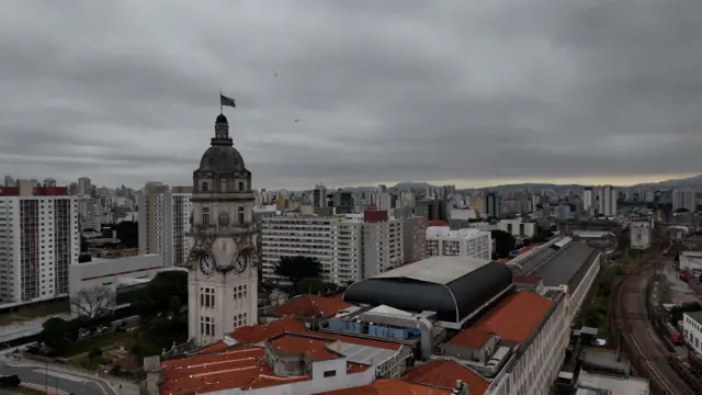 Vista aérea da cidade de São Paulo