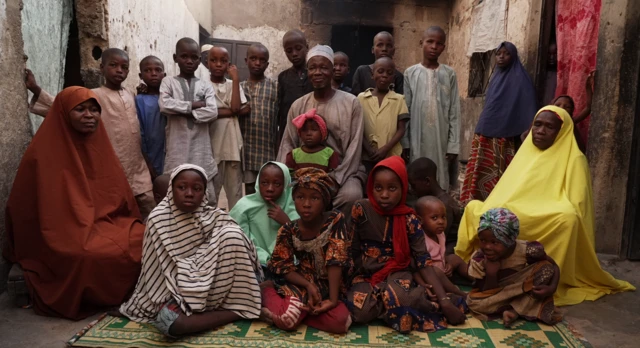 Mr Abubakar has 23 kids and three wives to support