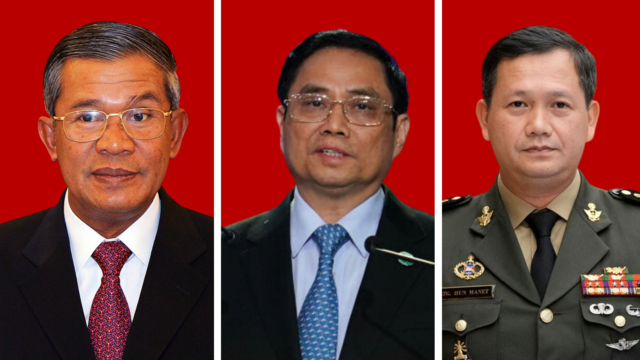 Ông Hun Sen, ông Phạm Minh Chính, ông Hun Manet