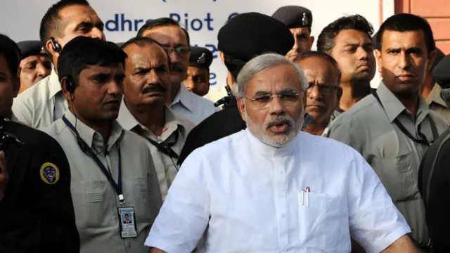 Firaminista Modi ne babban ministan Gujarat lokacin da aka kashe Musulmai a zanga-zangar tsana a 2002