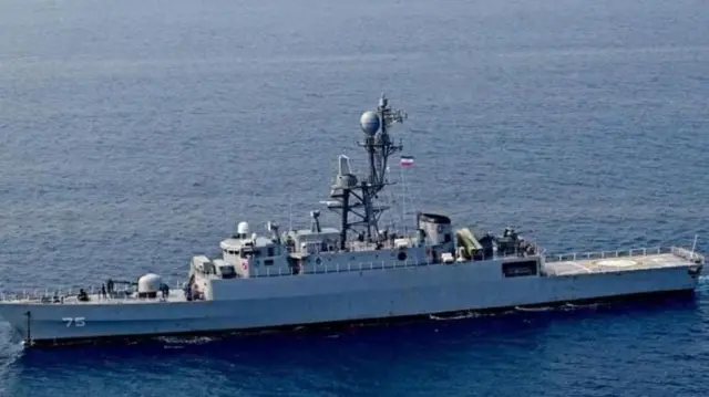 இரான் - அமெரிக்கா, இஸ்ரேல், இந்தியா, ஐஆர்ஐஎஸ் லாவன் இரான் போர்க்கப்பல்