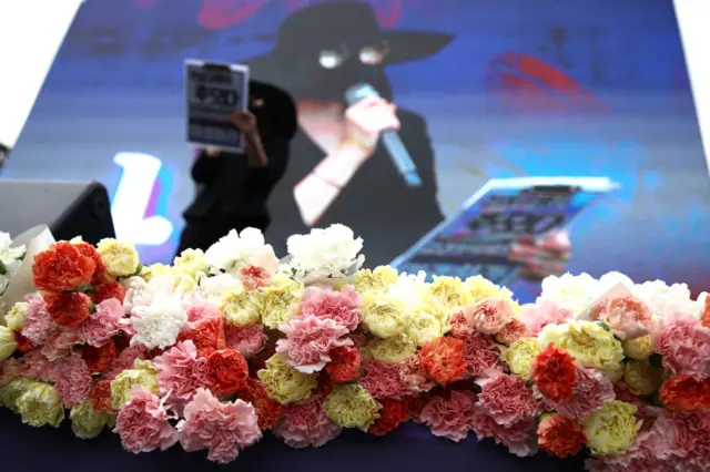 Profesores en la huelga docente.