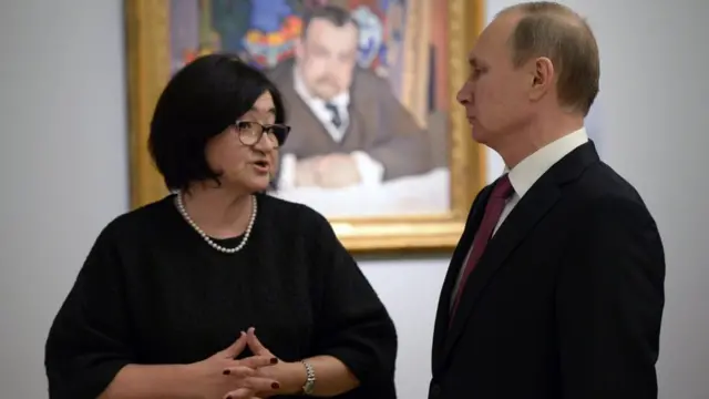 Зельфира Трегулова и Владимир Путин