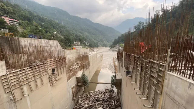 सिक्किम में बाढ़ के बाद के हालात