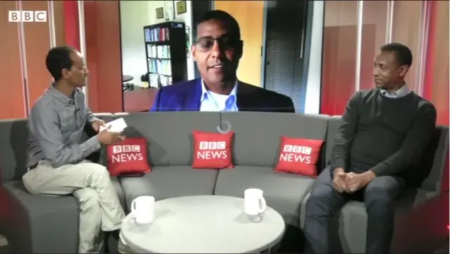 ዶ/ር ኤርሚያስ ክብርኣብን ዶ/ር መብራህቱ ኣተወብርሃንን ምስ ጋዜጠኛ ቢቢሲ