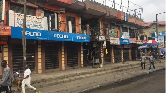 Computer village for Lagos dey locked