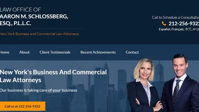 Página web de Schlossberg.