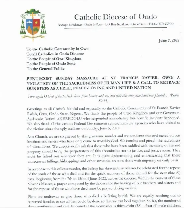 Ikede ti ijọ St Francis fisita