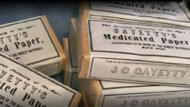 Papel medicado de Gayetty