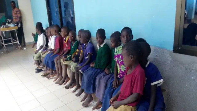 Hastanede tedavi edilen çocuklar