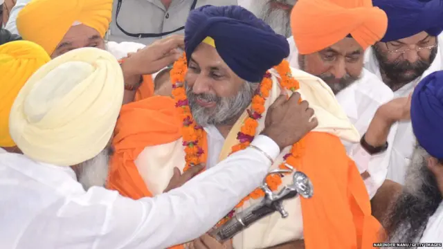 Re-elected President of the Indian Shiromani Akali DaL