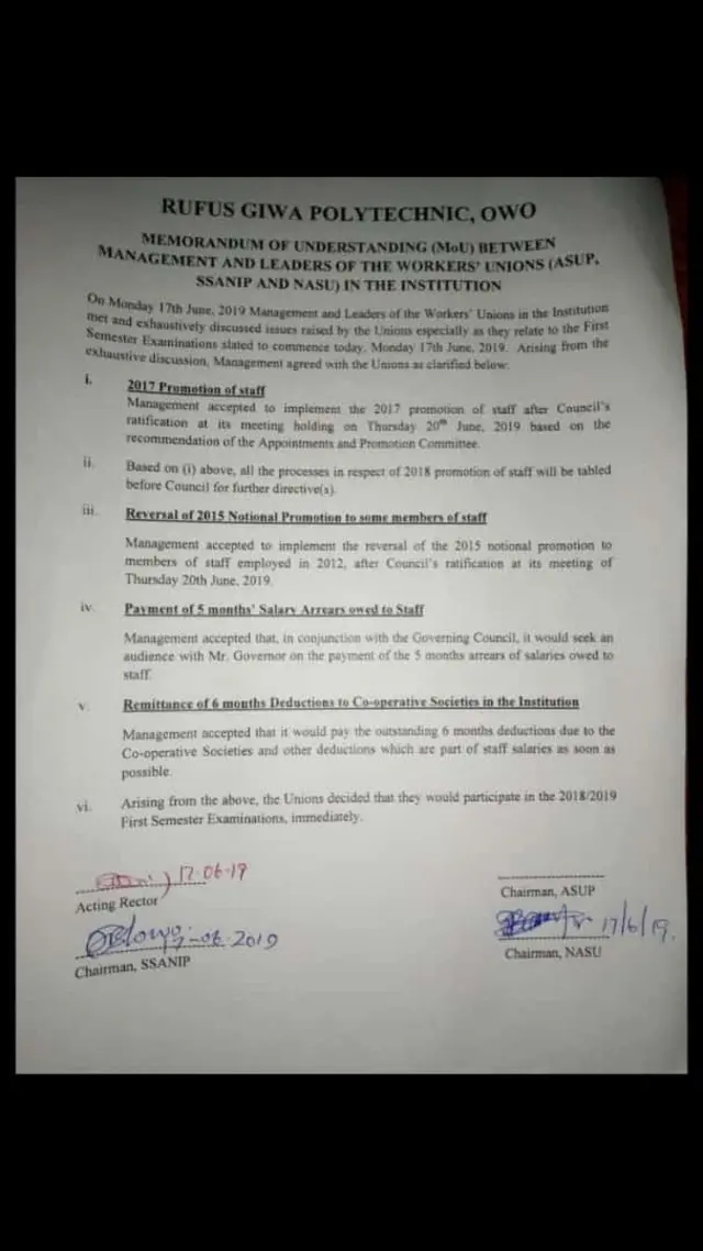 Ile iwe Rufus Giwa Polytechnic