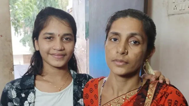 Pooja Gaud and her mama