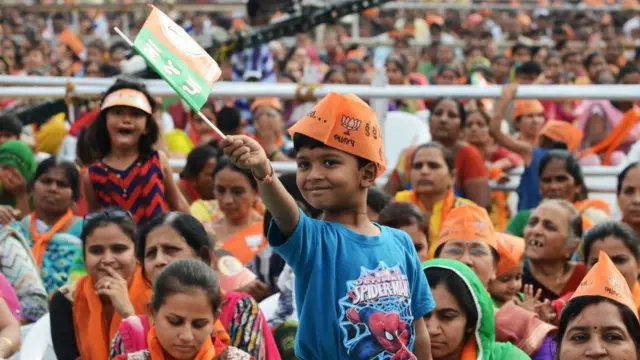 ગુજરાતમાં ભાજપના સમર્થકો