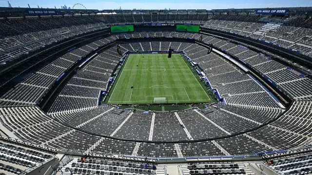Ikibuga ca MetLife Stadium.