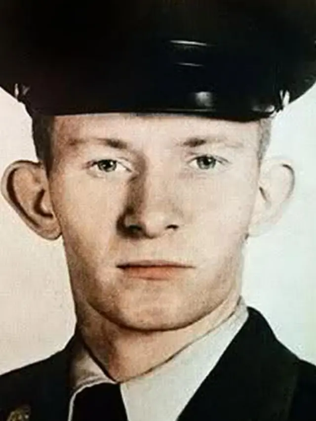 El sargento Charles Jenkins cuando era un joven soldado del ejército de EE.UU.