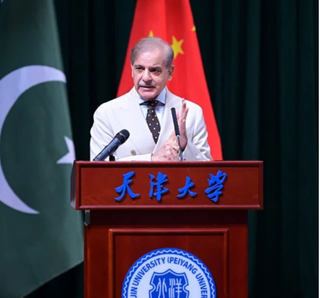 Shahbaz Sharif in China