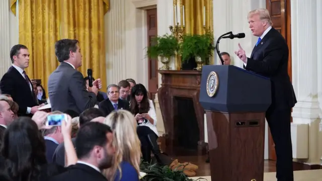 జిమ్ అకోస్టా, డొనాల్డ్ ట్రంప్