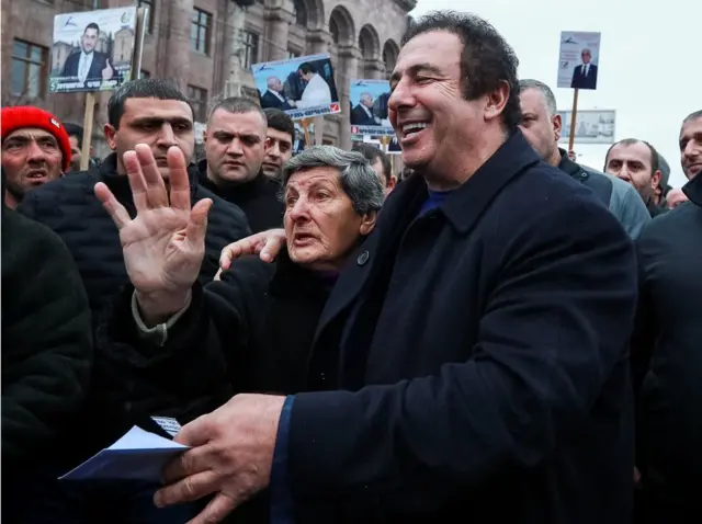 Гагик Царукян в Гюмри