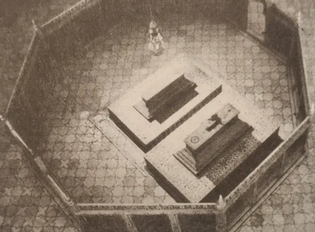 ताजमहल में शाहजहां और मुमताज की अगल-बगल क़ब्रें