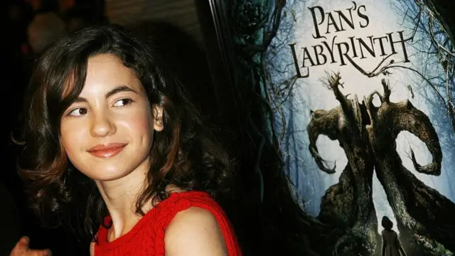 La actriz Ivana Baquero (Ofelia) en una proyección especial de "El laberinto del fauno" en Los Ángeles, California.