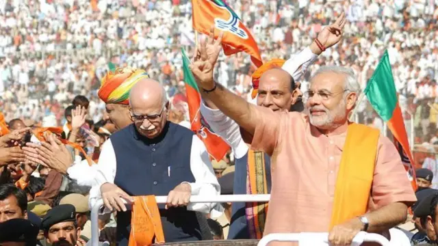 નરેન્દ્ર મોદી, અટલ બિહારી વાજપેયી, રાષ્ટ્રીય સ્વયંસેવક સંઘ, મોદી, ભાજપ