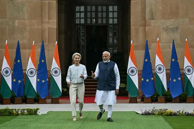 India and EU leaders