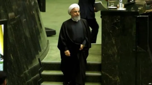 ઈરાનના રાષ્ટ્રપતિ હસન રુહાનીની તસવીર