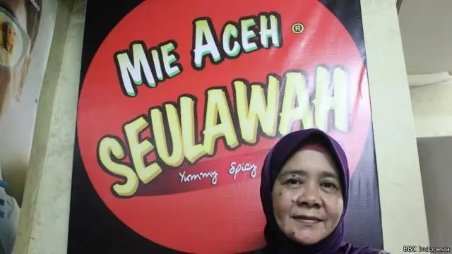 Ratna Dwikora, pemilik restoran Mi Aceh Seulawah.