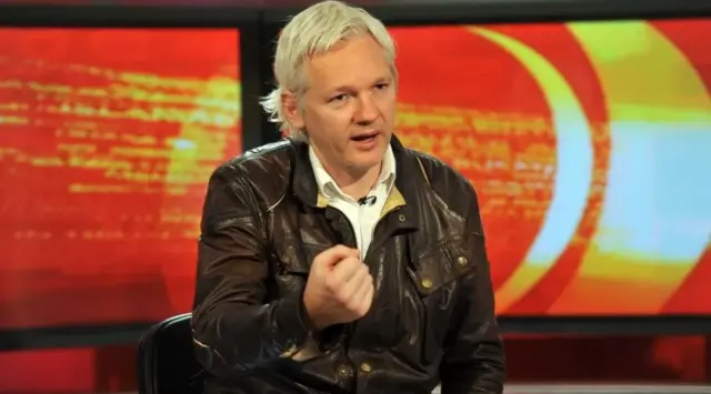 Aworan Assange pẹlu BBC