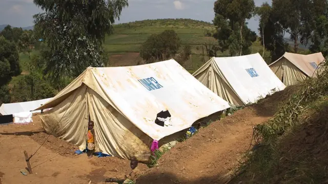 Inkambi y'impunzi ya Kigeme mu bumanuko bw'u Rwanda