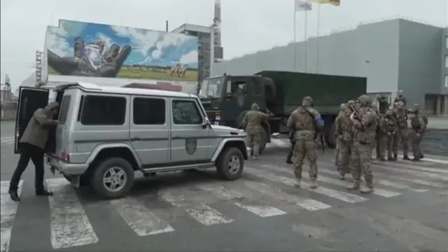 Чернобилдаги Украина ҳарбийлари