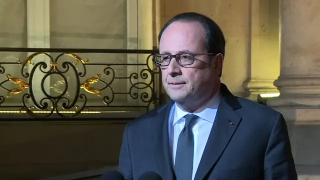 François Hollande, presidente da França