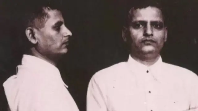 नाथूराम गोडसे की यह तस्वीर 12 मई 1948 की है