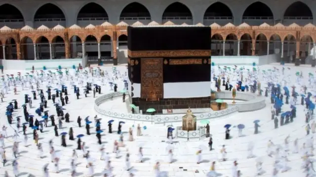 المسجد الحرام في كورونا