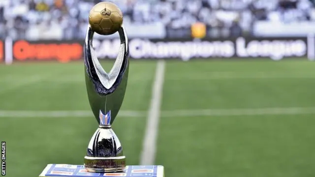 Le trophée de la Ligue des champions de l'Afrique