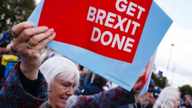 protesto pró-brexit