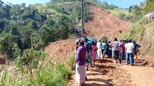 இலங்கை, திட்வா புயல், மண்சரிவு