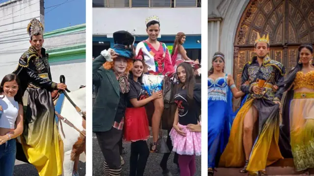 Andry Hernández en los "Reyes Magos de Capacho".