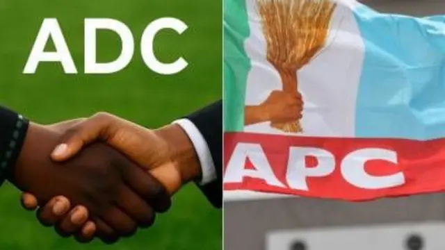 Tambarin jam'iyyun - ADC mai hoton hannaye biyu na gaisawa da na APC hannu riƙe da tsintsiya