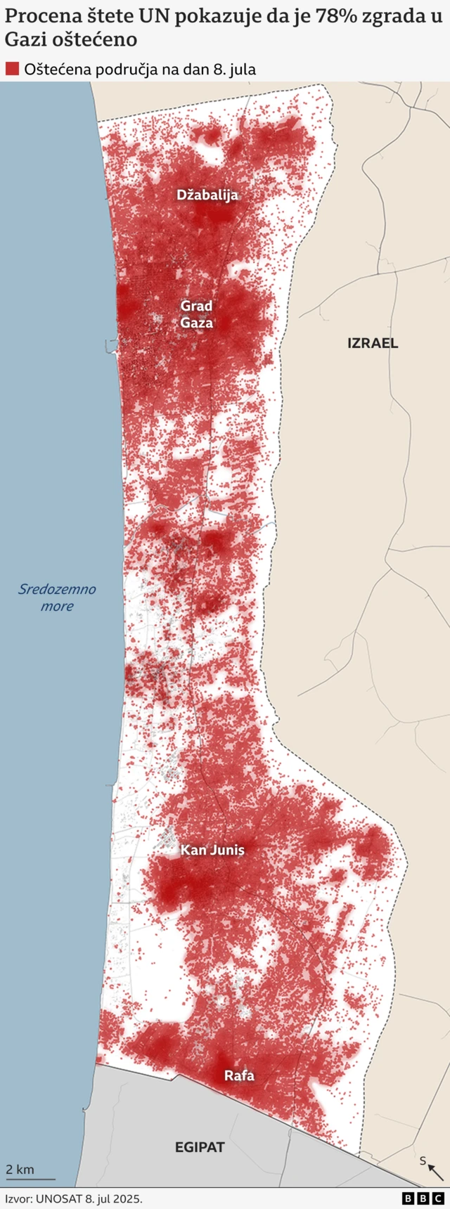 gaza uništena područja, uništena područja u gazi