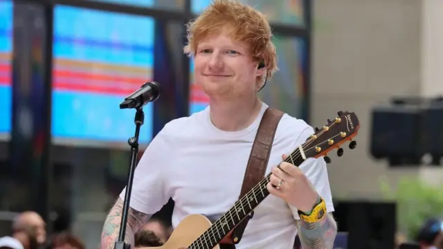 Penyanyi Ed Sheeran.