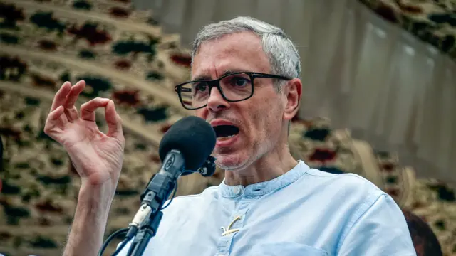 जम्मू-कश्मीर के पूर्व मुख्यमंत्री और नेशनल कॉन्फ़्रेंस के नेता उमर अब्दुल्लाह